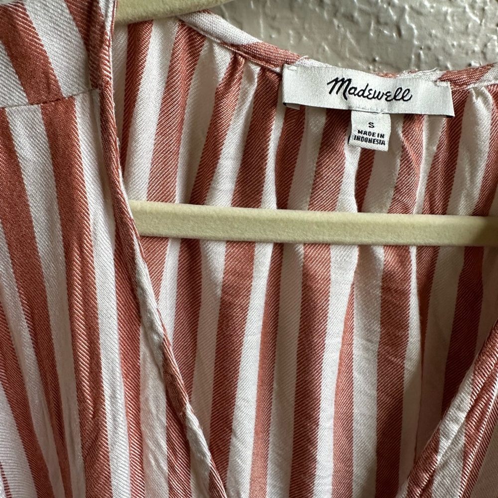 Madewell Ruffle Hem Top Small - Picture 4 of 4